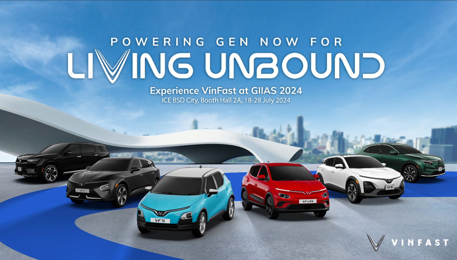 VINFAST THAM DỰ TRIỂN LÃM Ô TÔ QUỐC TẾ GAIKINDO INDONESIA (GIIAS) 2024